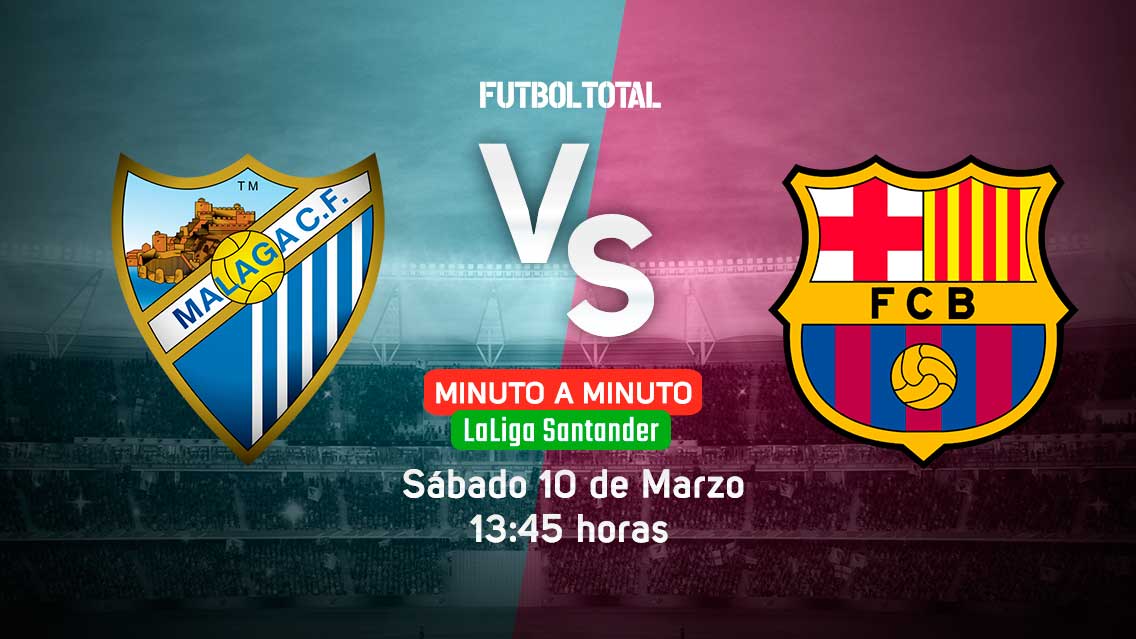 Málaga CF vs FC Barcelona | LaLiga | EN VIVO: Minuto a minuto