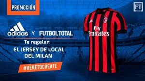 ¡Adidas y Futbol Total te regalan el jersey del Milan!