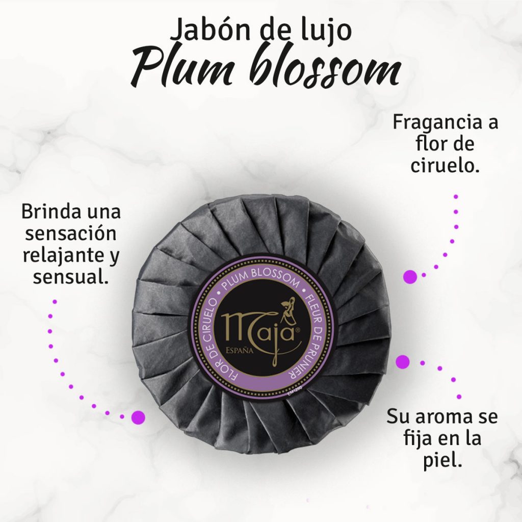 Beneficios del jabón de lujo Plum Blossom